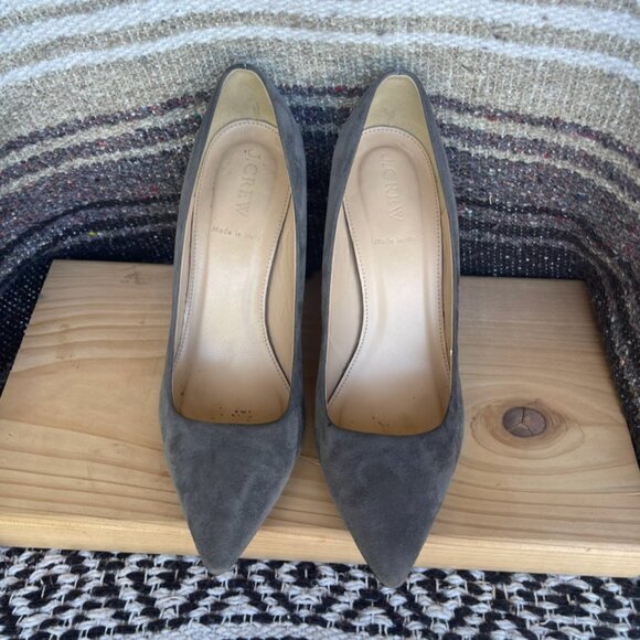 JCrew grey suede pump - perfect condition with box and dust bag - Picture 3 of 5